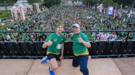 Raffi Ahmad bersama Ruksamin, Calon Gubernur Sulawesi Tenggara. (Istimewa)