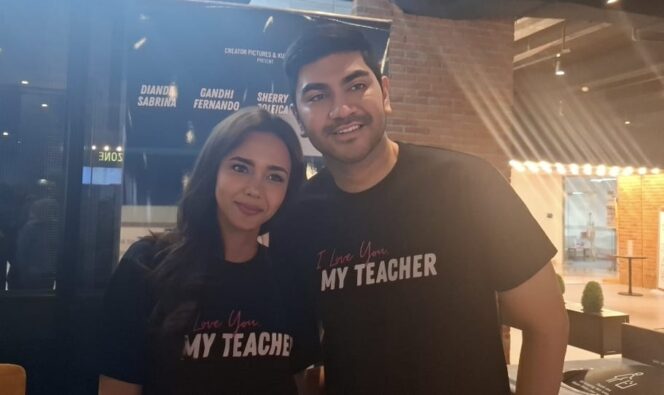 
 Gandhi Fernando dan Dianda Sabrina Bintangi Serial ‘I Love You My Teacher’